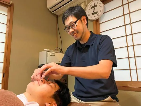 施術の様子